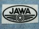 nálepka JAWA - černá 100x50