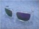 brýle motocyklové - fialová skla ( SHIRO )