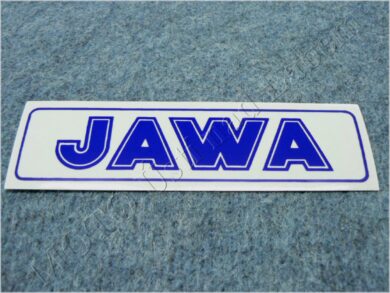 nálepka JAWA - modrá 140x35  (010803)