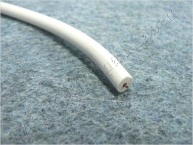 kabel vysokonapěťový - bílý, silikon ( UNI ) bm  (011049)