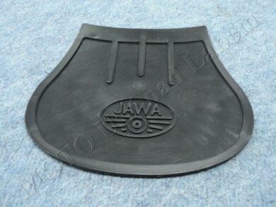 zástěrka blatníku - logo JAWA ( Kýv,Pan ) profilovaná / guma  (011343)