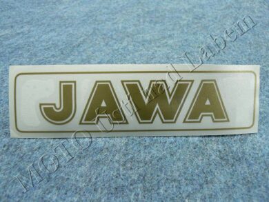 nálepka JAWA - zlatá 140x35 / sada 2ks  (010269)