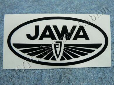 nálepka JAWA FJ - černá 100x50  (010271)
