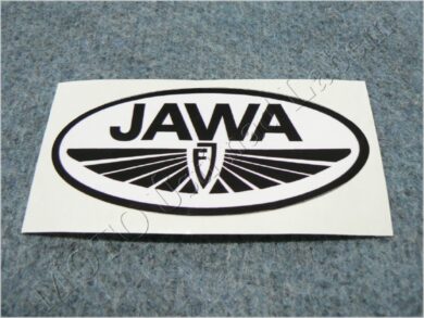 nálepka JAWA FJ - černo / bílá 100x50  (110417)