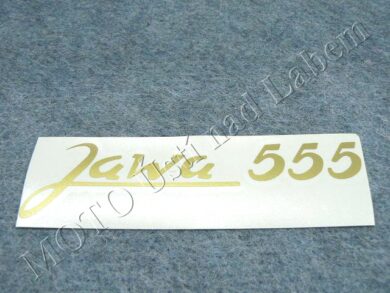 nálepka JAWA 555 - zlatá ( Pionýr 555 )  (110067)
