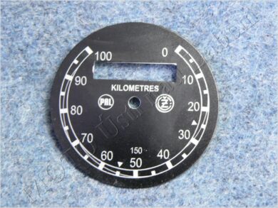 ciferník tachometru 100 km ( ČZ B,T,C ) PAL-ČZ  / D=57mm  (300147)