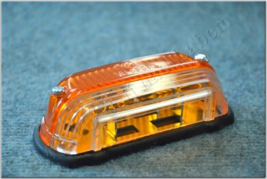 lampa poziční - komplet ( ČZ 505 rikša ) oranžovo / čirá  (310172)