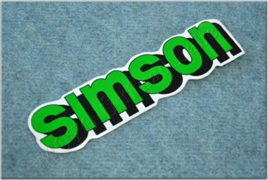 nálepka nádrže SIMSON - zelená ( Simson )  (520148)
