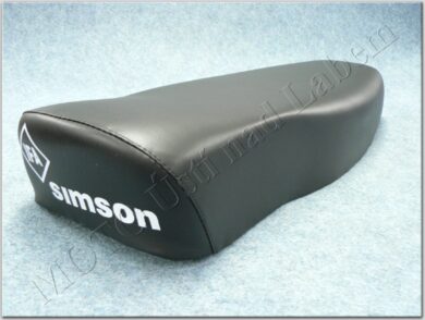 sedlo úplné - hladké ( Simson S51 Electronic ) černé  (520552)