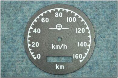 ciferník tachometru 160 km ( M72 ) D=77mm  (790002)