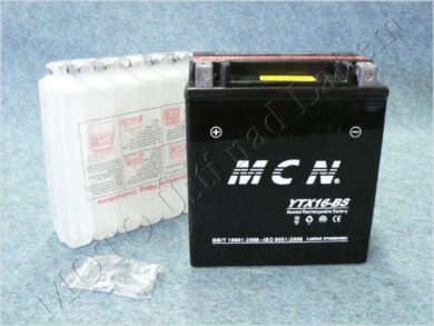 akumulátor 12V 14Ah MCN/Dynavolt YTX16-BS ( 148x87x163 )  (820071)