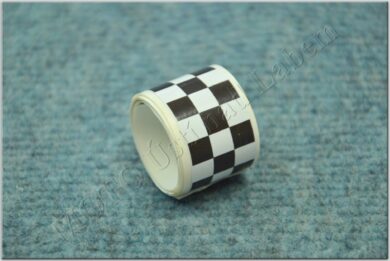 nálepka šachovnice - černo/bílá ( UNI ) 1000x21mm  (900787)