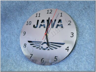 hodiny nástěnné ( Jawa ) vzhled šablona, mat  (930689)