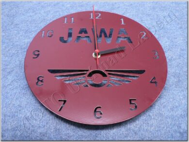 hodiny nástěnné ( Jawa ) vzhled šablona, barvené  (930699)
