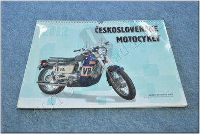 kalendář 2012 - československé motocykly ( 420x315 )  (930736)