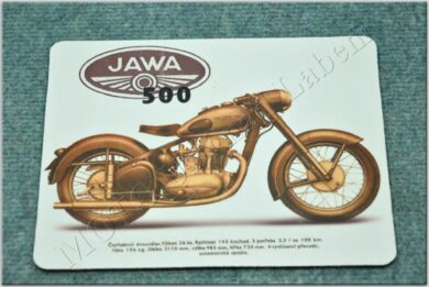 podložka pod myš s potiskem motocyklu ( Jawa 500 OHC ) ČB  (930875)