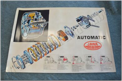 plakát automatická spojka ( Jawa Automatic )  (930902)