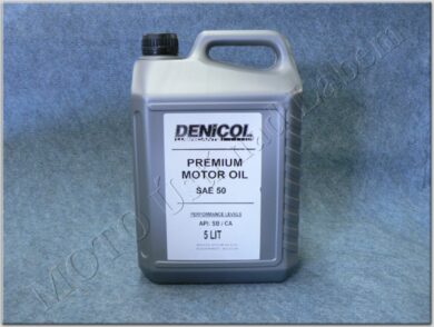 olej motorový PREMIUM OIL SAE50 4T (5L) Denicol  (960090)