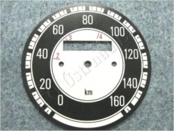 ciferník tachometru 160 km ( Jawa 500 OHC 02 ) / D=75mm