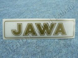 nálepka JAWA - zlatá 140x35 / sada 2ks