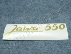 nálepka JAWA 550 - zlatá ( Pionýr 550 )