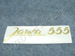 nálepka JAWA 555 - zlatá ( Pionýr 555 )