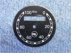 ciferník tachometru 100 km ( ČZ B,T,C ) PAL / D=57mm