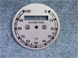 ciferník tachometru 100 km ( ČZ B,T,C ) AP-ČZ / D=57mm