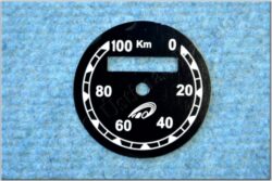 ciferník tachometru 100 km ( ČZ B,T,C ) VDO / Km / D=57mm
