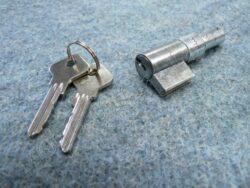 Handlebar lock, steering , 2x key ( Simson 50 )