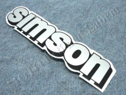 nálepka nádrže SIMSON - stříbrná ( Simson )