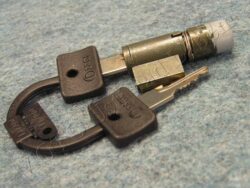 Handlebar lock, steering ( Simson S50 )