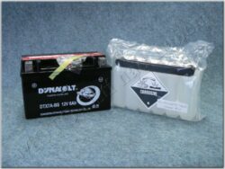 Battery assy. 12V 6Ah Dynavolt YTX7A-BS ( 150x87x93 )