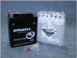 Battery assy. 12V 6Ah Dynavolt YTX7L-BS ( 112x69x130 )