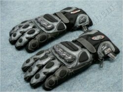 rukavice B8057 - černo/stříbrné ( BEL / FURIGUS )