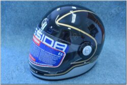 Jet HelmetFibre Jawa Sport - black/gold ( CASSIDA )