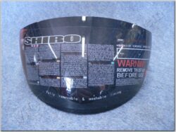 plexi-štít motopřilby SH-60 ( SHIRO ) - silně tmavý