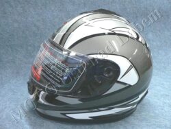 Full-face Helmet FF2 - bishop black ( Motowell )