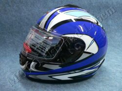 Full-face Helmet FF2 - fantasy blue ( Motowell )