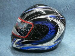 Full-face Helmet FF3 - blue ice ( Motowell )