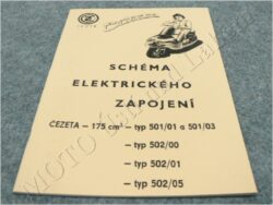 schema elektrického zapojení ( ČZ 501,502 )