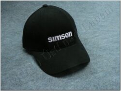čepice s kšiltem - logo SIMSON - černá