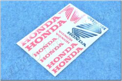 Stickers sheet HONDA - red / black / B