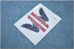 nálepky HONDA arch - 205x160  - černá křídla