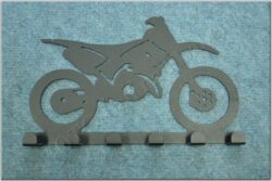 6-peg rack - Motorcycle Theme / cross